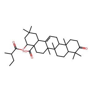 Lantadene C structure