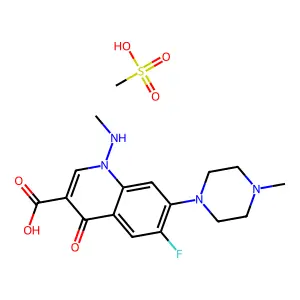 Amifloxacin Mesylate structure