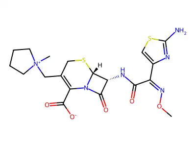 头孢吡肟 structure