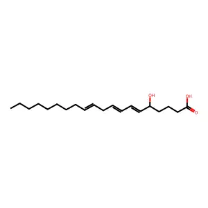 5-羟基二十碳-6,8,11-三烯酸 structure