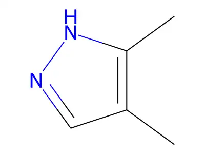 3,4-二甲基吡唑 structure