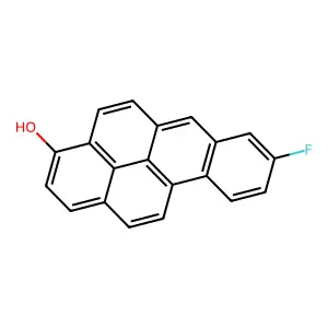 Benzo(a)pyren-3-ol, 8-fluoro- structure