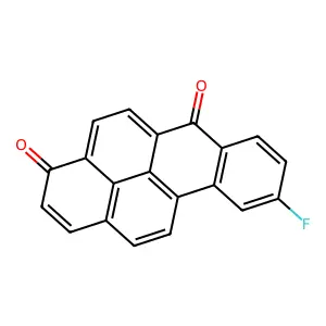 Benzo(b)pyrene-3,6-dione, 9-fluoro- structure