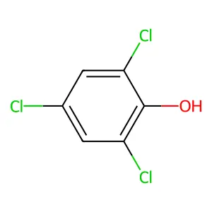 2,4,6-三氯苯酚 structure