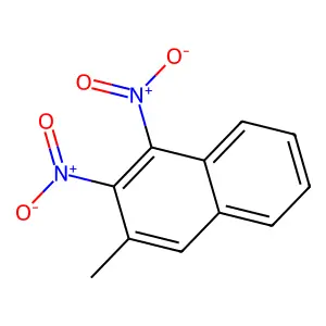 1,2-二硝基-3-甲基萘 structure