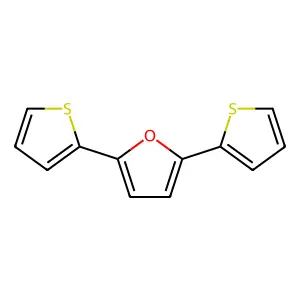 2,5-Di-(2'-thienyl)furan structure