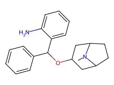 3-(2'-氨基二苯甲酰氧基)托烷 structure