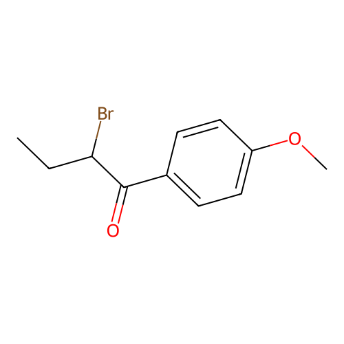 2-Bromo-1-(4-methoxyphenyl)butan-1-one structure