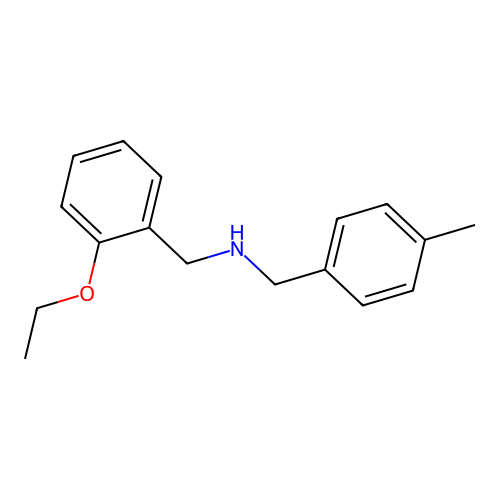 N-(2-ethoxybenzyl)-N-(4-methylbenzyl)amine structure