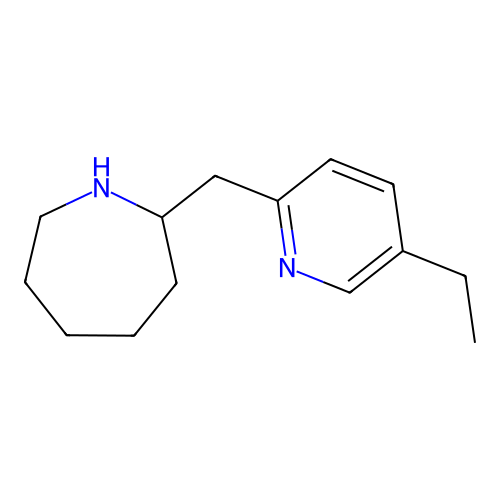 2-[(5-Ethylpyridin-2-yl)methyl]azepane structure