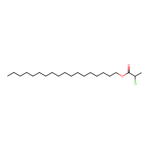Octadecyl 2-chloropropanoate structure