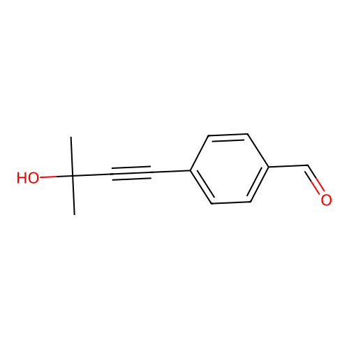 4-(3-Hydroxy-3-methylbut-1-yn-1-yl)benzaldehyde structure