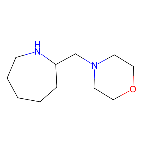 4-(Azepan-2-ylmethyl)morpholine structure