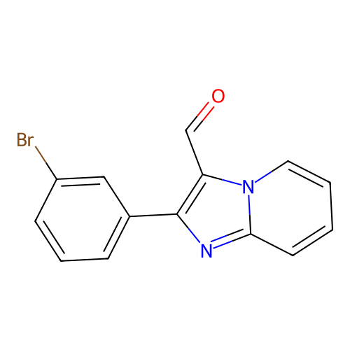 2-(3-Bromophenyl)imidazo[1,2-a]pyridine-3-carbaldehyde structure