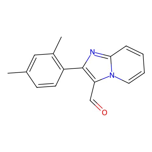 2-(2,4-Dimethylphenyl)imidazo[1,2-a]pyridine-3-carbaldehyde structure