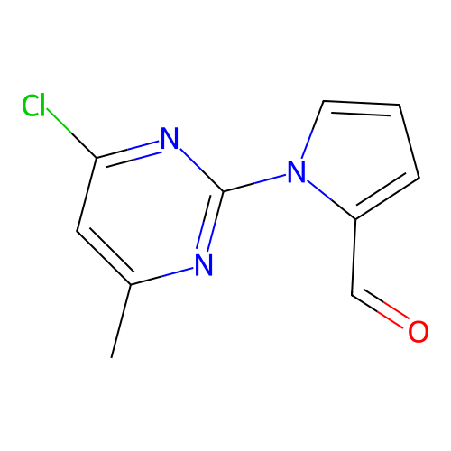 1-(4-chloro-6-methylpyrimidin-2-yl)-1H-pyrrole-2-carbaldehyde structure