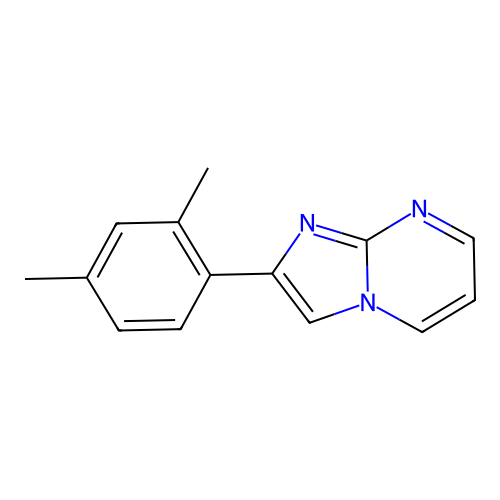 2-(2,4-Dimethylphenyl)imidazo[1,2-a]pyrimidine structure