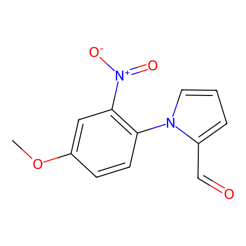 1-(4-methoxy-2-nitrophenyl)-1H-pyrrole-2-carbaldehyde structure