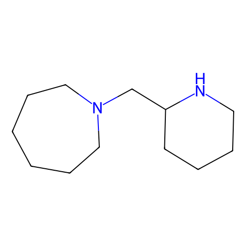 1-(Piperidin-2-ylmethyl)azepane structure
