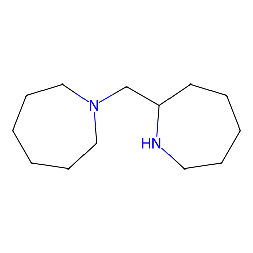 1-(Azepan-2-ylmethyl)azepane structure