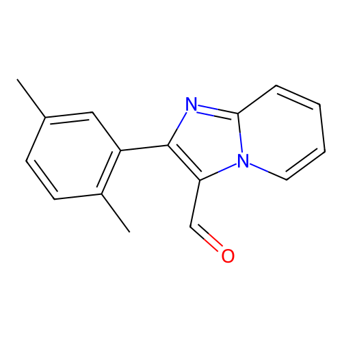 2-(2,5-Dimethylphenyl)imidazo[1,2-a]pyridine-3-carbaldehyde structure