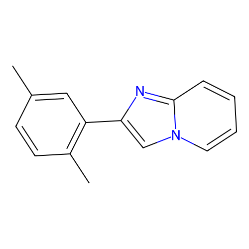 2-(2,5-Dimethylphenyl)imidazo(1,2-a)pyridine structure