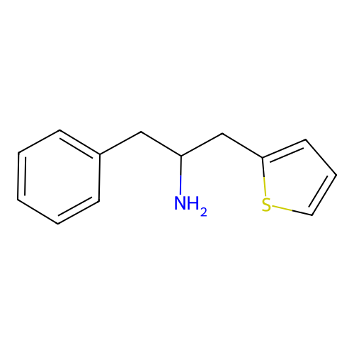 1-Phenyl-3-thiophen-2-ylpropan-2-amine structure