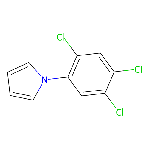 1-(2,4,5-trichlorophenyl)-1H-pyrrole structure