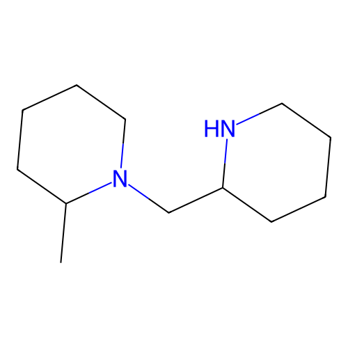 2-Methyl-1-(piperidin-2-ylmethyl)piperidine structure