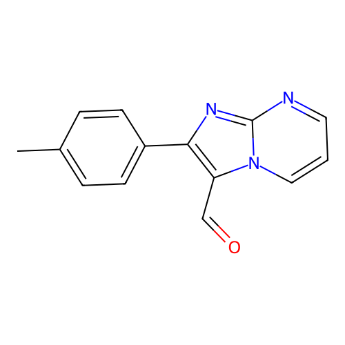 2-(4-Methylphenyl)imidazo[1,2-a]pyrimidine-3-carbaldehyde structure