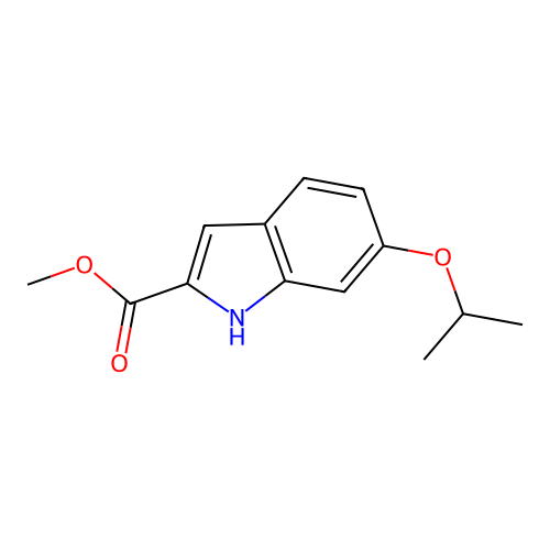 Methyl 6-isopropoxy-1H-indole-2-carboxylate structure