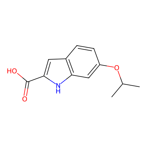 6-Isopropoxy-1H-indole-2-carboxylic acid structure
