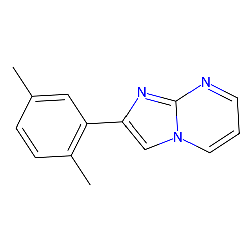 2-(2,5-Dimethylphenyl)imidazo[1,2-a]pyrimidine structure