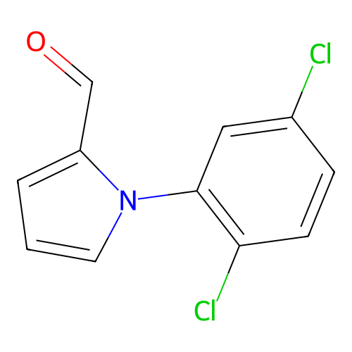 1-(2,5-dichlorophenyl)-1H-pyrrole-2-carbaldehyde structure
