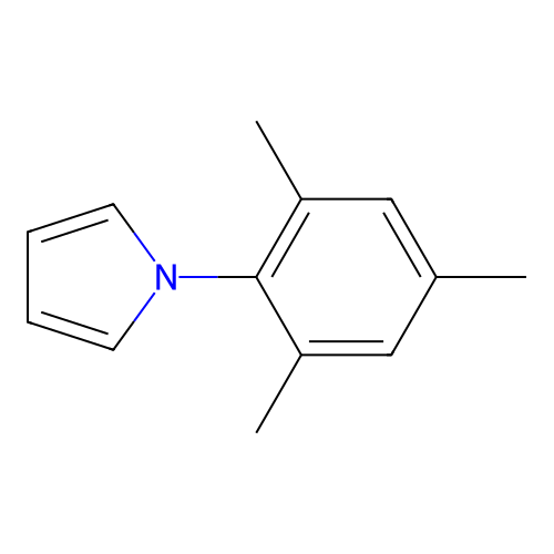 1-Mesityl-1H-pyrrole structure