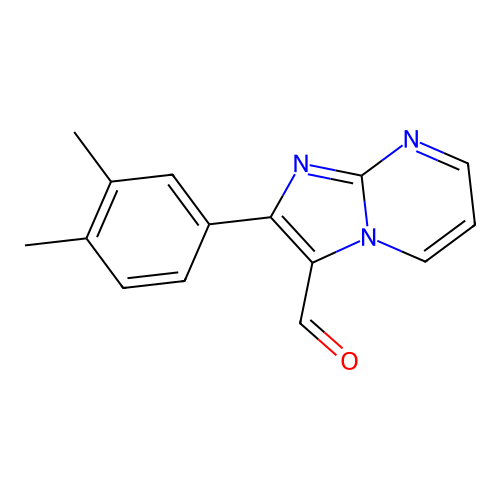 2-(3,4-Dimethylphenyl)imidazo[1,2-a]pyrimidine-3-carbaldehyde structure