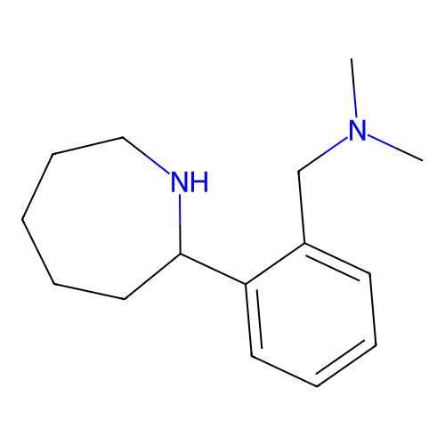1-(2-(Azepan-2-yl)phenyl)-N,N-dimethylmethanamine structure