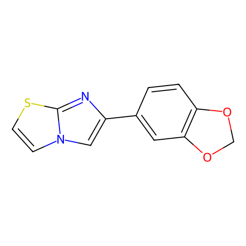 6-(1,3-Benzodioxol-5-yl)imidazo[2,1-b][1,3]thiazole structure