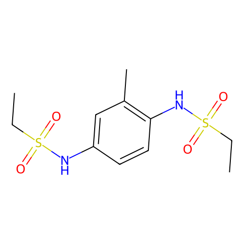 N-[4-(ethylsulfonylamino)-3-methylphenyl]ethanesulfonamide structure