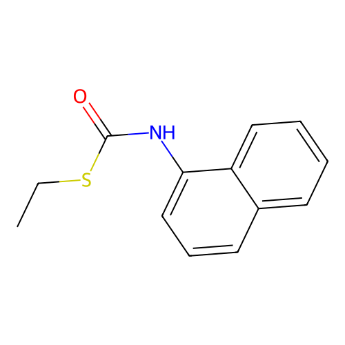 S-Ethyl hydrogen naphthalen-1-ylcarbonimidothioate structure