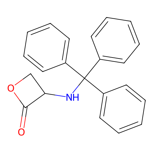 3-(Tritylamino)oxetan-2-one structure