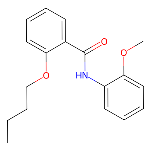2-butoxy-N-(2-methoxyphenyl)benzamide structure