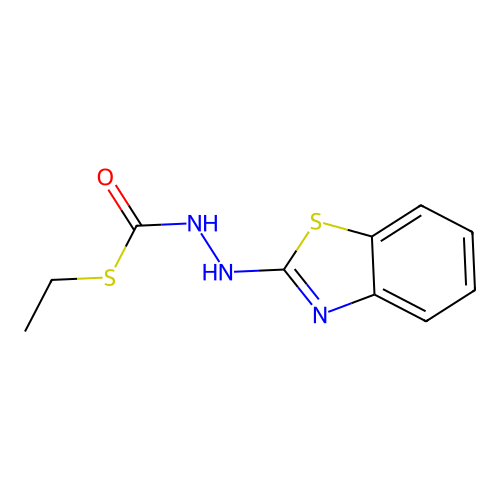 S-Ethyl 2-(1,3-benzothiazol-2-yl)hydrazinecarbothioate structure