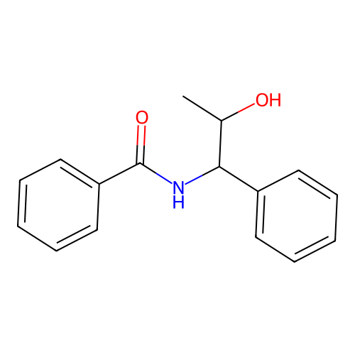 Benzamide, N-(2-hydroxy-1-phenylpropyl)- structure