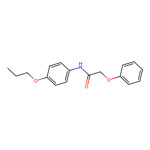 2-phenoxy-N-(4-propoxyphenyl)acetamide structure