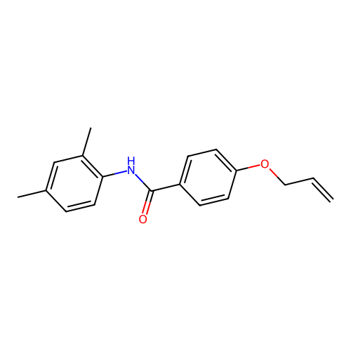 N-(2,4-dimethylphenyl)-4-prop-2-enoxybenzamide structure