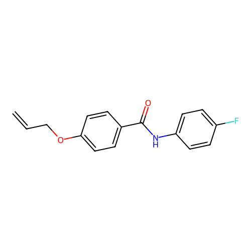 N-(4-fluorophenyl)-4-prop-2-enoxybenzamide structure