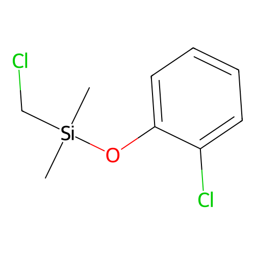 (Chloromethyl)(2-chlorophenoxy)dimethylsilane structure