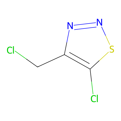5-Chloro-4-(chloromethyl)-1,2,3-thiadiazole structure