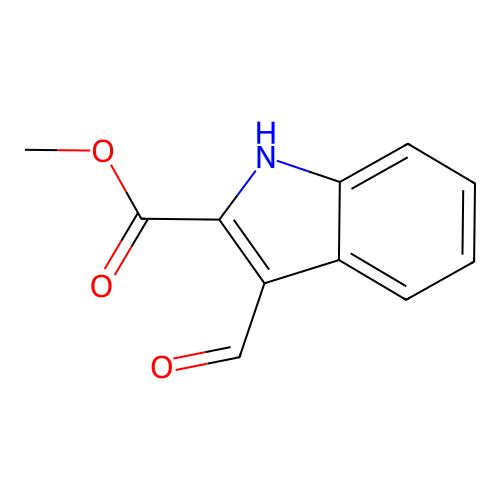 methyl 3-formyl-1H-indole-2-carboxylate structure